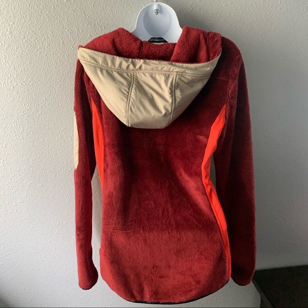 SCOTT Maroon Fleece Colorblock Jacket - Picture 5 of 8